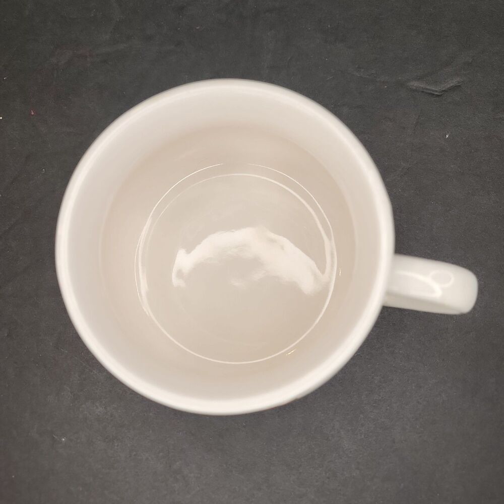 Vintage Ceramic Onion Soup Recipe Mug Bowl With Handle White - Picture 3 of 12